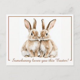 Anpassade 🐇 Hoppy Påsk Delight Helg Vykort