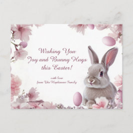 Anpassade 🐇 Hoppy Påsk Delight Helg Vykort