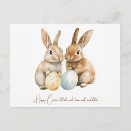 Anpassade 🐇 Hoppy Påsk Parad Helg Vykort