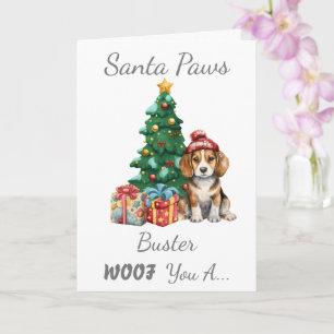 Anpassade Hund Beagle Kort