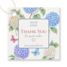 Anpassade Hydrangeas Business Tack Märkre