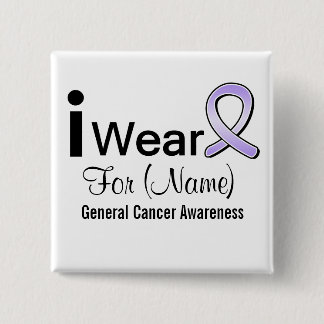 Anpassade I Bära a General Cancer Ribbon Knapp