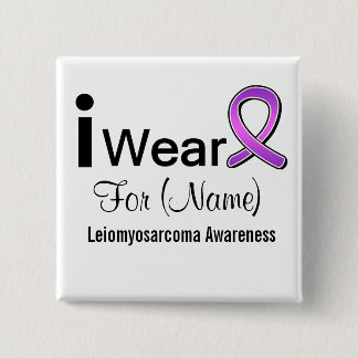 Anpassade I Bära a Leiomyosarcoma Ribbon Knapp