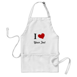 Anpassade I Heart Apron Förkläde