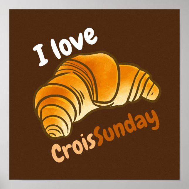 Anpassade I kärlek CroisSunDay Poster (Framsidan)