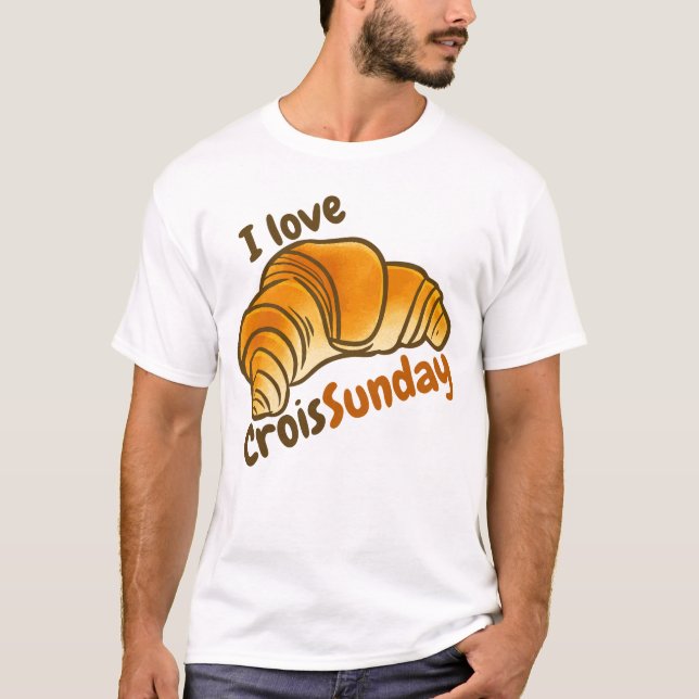 Anpassade I kärlek CroisSunDay T Shirt (Framsida)