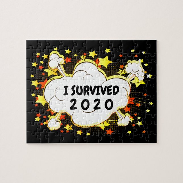 Anpassade I överlevt 20xx explosionsfärgat Pussel (Horisontell)