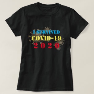 Anpassade I överlevt COVID-19 2020 T Shirt