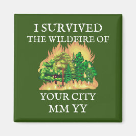 Anpassade I överlevt vildmarken Magnet