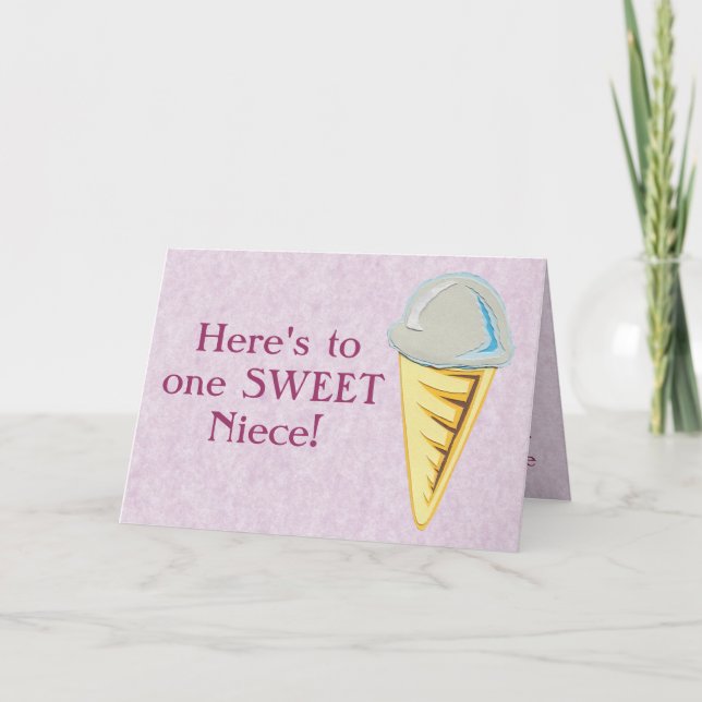 Anpassade Ice Cream Card Kort (Framsida)