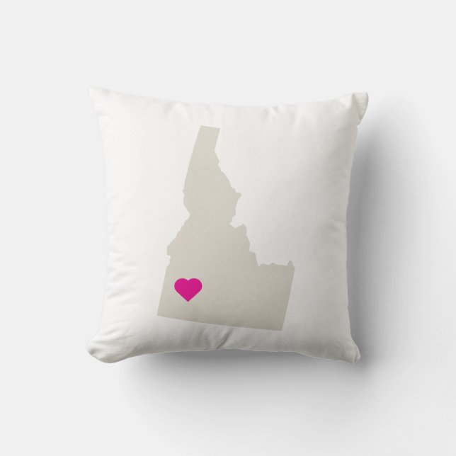 Anpassade Idaho-staten Kärlek Reversible Pillow Kudde (Framsida)