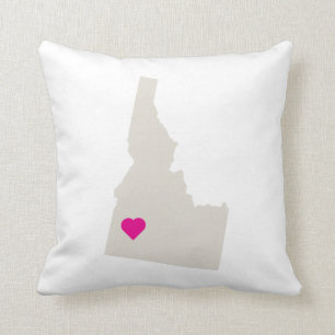 Anpassade Idaho-staten Kärlek Reversible Pillow Kudde