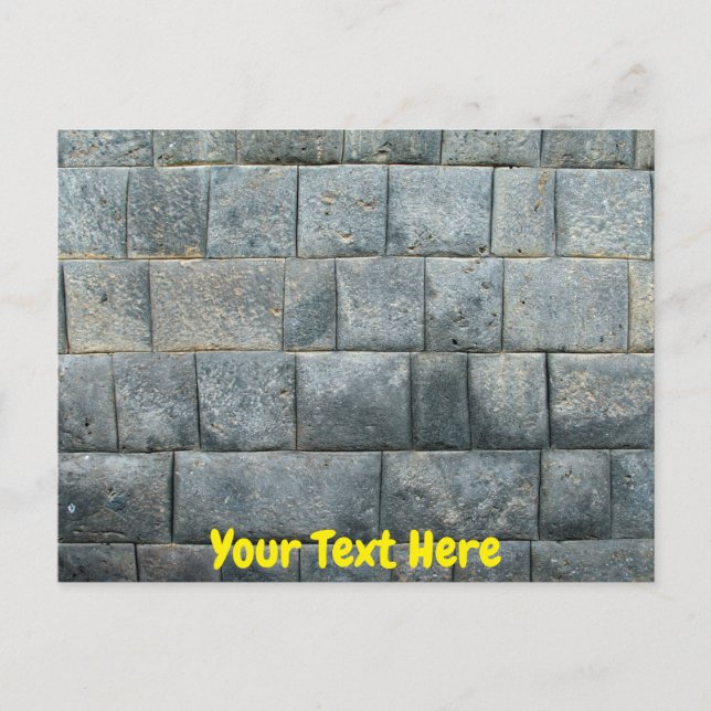 Anpassade Inca-väggen Vykort (Framsida)