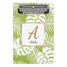 Anpassade Initialer Grönt ipad cover Mini Clipb