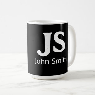 Anpassade initialer kaffemugg