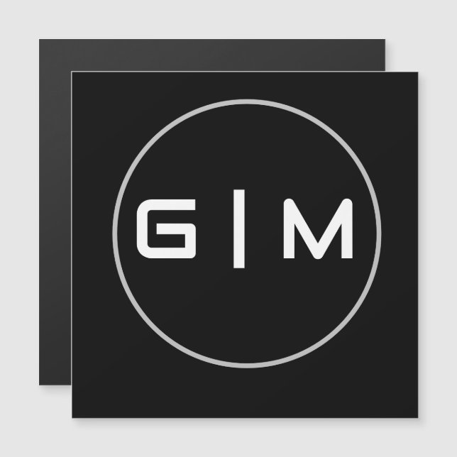 Anpassade initialer namn (Fram/baksida)