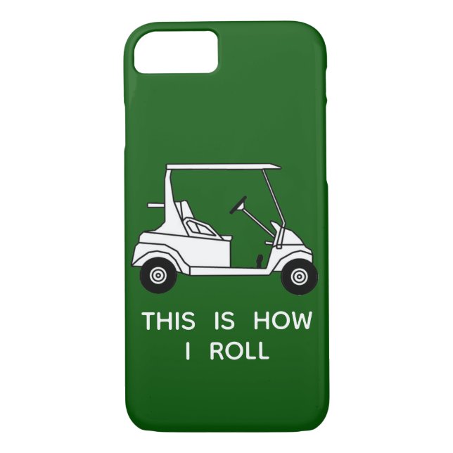 anpassade iphone case med golfvagn Case-Mate iPhone skal (Baksida)