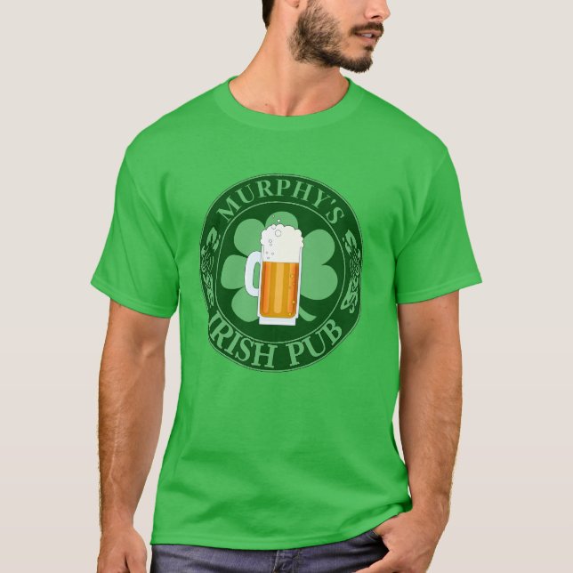 ANPASSADE IRISH PUB T SHIRT (Framsida)