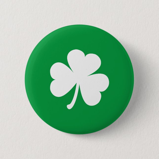 Anpassade Irish Shamrock Knapp (Framsida)