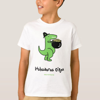 Anpassade Irishsaurus O'Rex T-shirt