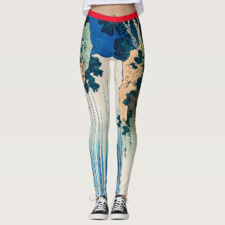 ANPASSADE JAPANESE WOODBLOCK SKRIV ut Leggings