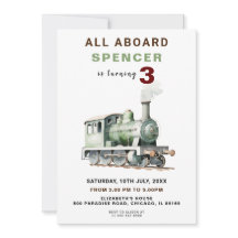 Anpassade Järnvägsinbjudan under högtidliga dagar