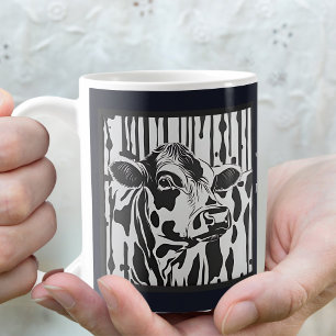 Anpassade Jersey Cow Kaffemugg