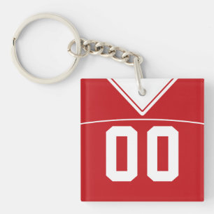 Anpassade Jersey Nyckelring, Football Lacrosse