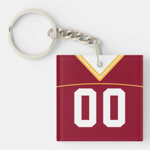 Anpassade Jersey Nyckelring, Football Lacrosse