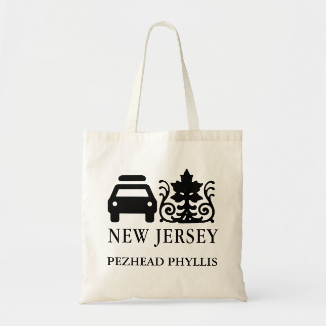 Anpassade Jerseyite Glyph Tote Tygkasse (Framsidan)