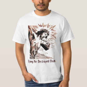 Anpassade Jesus på den arga skjortan Tee
