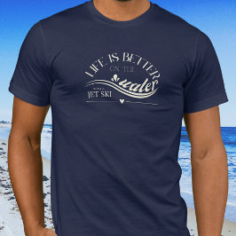 Anpassade jet skidsup canoe kayak-båt t shirt