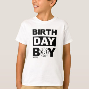Anpassade jordnötter Snoopy Födelsedags Pojke T Shirt