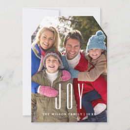 Anpassade Joy Photo Card-mall