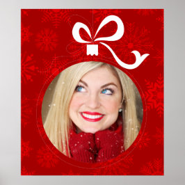 Anpassade jul Boll Ram Poster