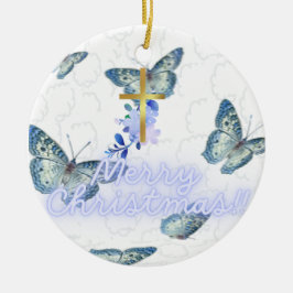 Anpassade jul Ceramic Ornament 2024