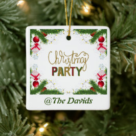 Anpassade jul Party Ornament