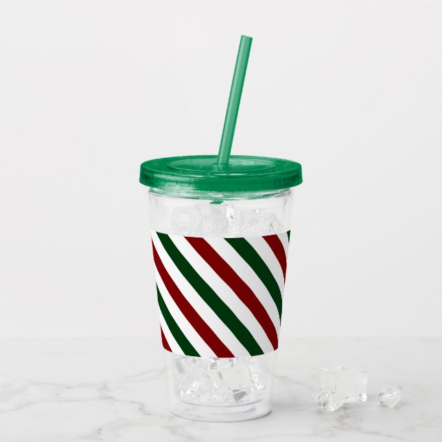 Anpassade jul Rand Take Away Mugg (Baksida Ice)