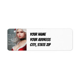 Anpassade jul-returadressetiketter returadress etikett