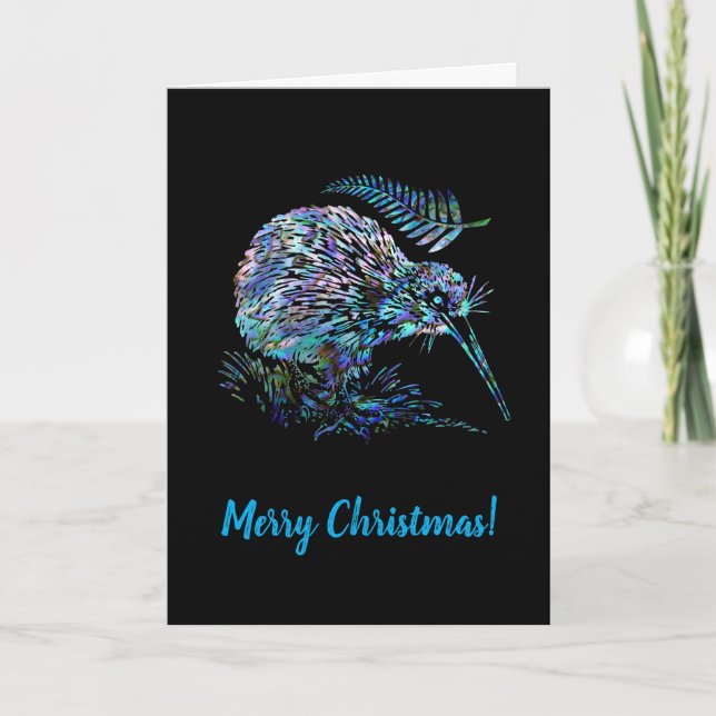 ANPASSADE JULAFTON KIWI SANTA KORT (Framsida)