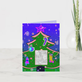 Anpassade Julgran-kort Helgkort