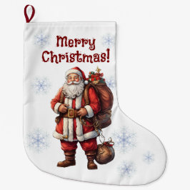 Anpassade Jultomten julklapp Stor Julstrumpa