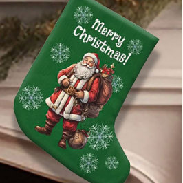 Anpassade Jultomten julklapp Stor Julstrumpa