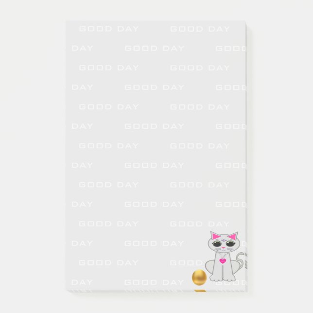 Anpassade kattserieteckningar att göra post-it block (Framsida)