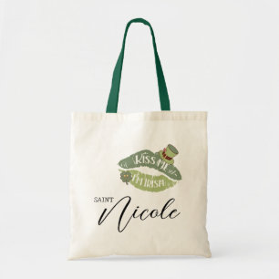 Anpassade Kiss Me I's Irish St. Patrick's Day Tygkasse