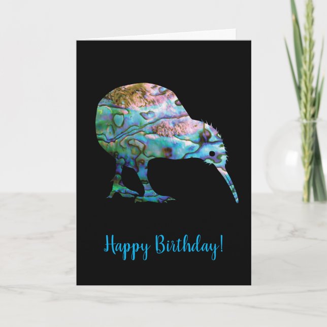 ANPASSADE KIWI BIRTHDAY KORT (Framsida)