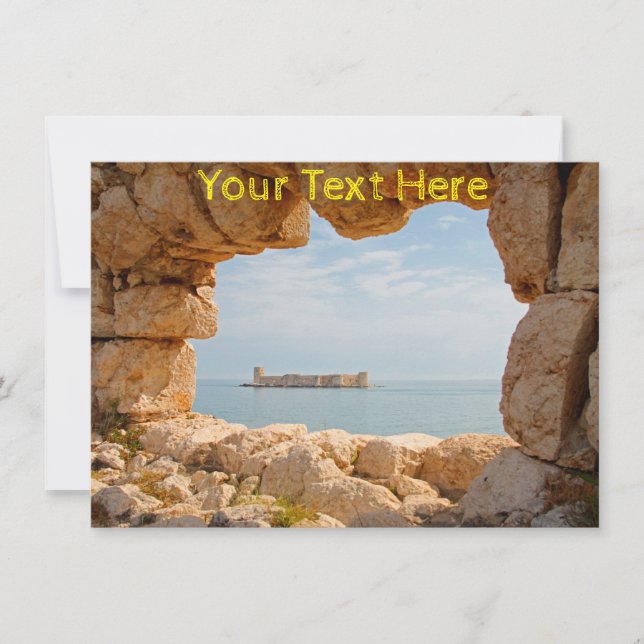 Anpassade Kizkalesi, Turkiet-kort (Framsida)