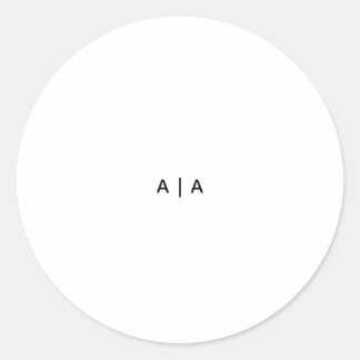 Anpassade Klassiska Runda Klistermärken, Format: A Runt Klistermärke