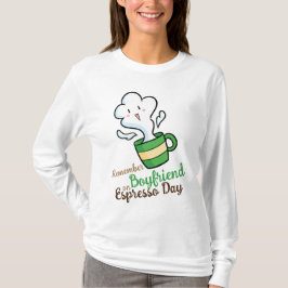 Anpassade Kom ihåg mig på Espressos-dagen T-Shirt