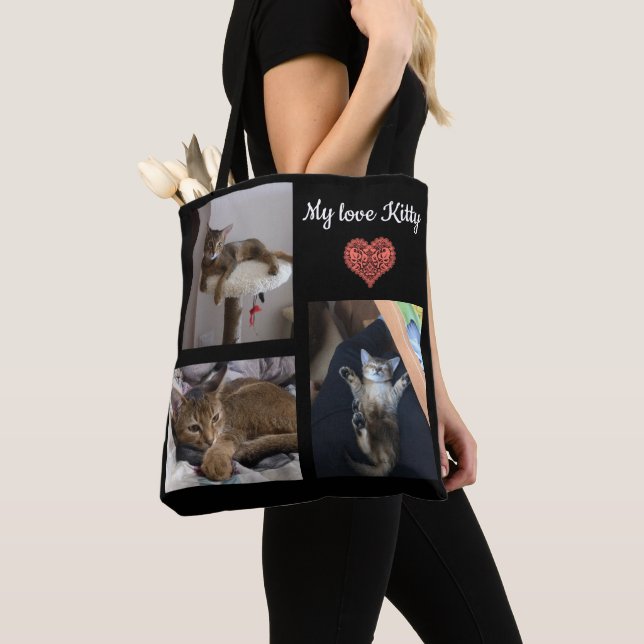 Anpassade korrigeringsfiler för personliger fyrkan tygkasse (Närbild)